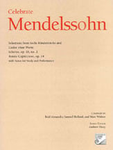 Celebrate Mendelssohn piano sheet music cover